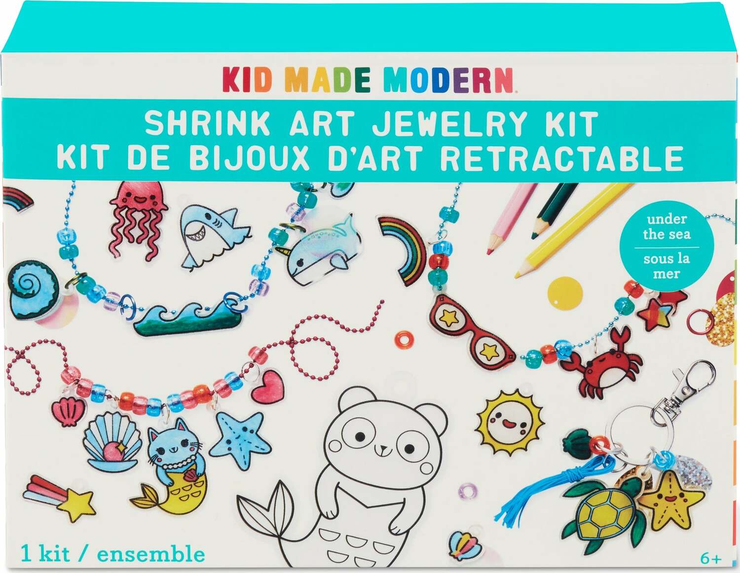 Kid Made Modern Shrink Art Jewelry Kit - Under The Sea - Image 2