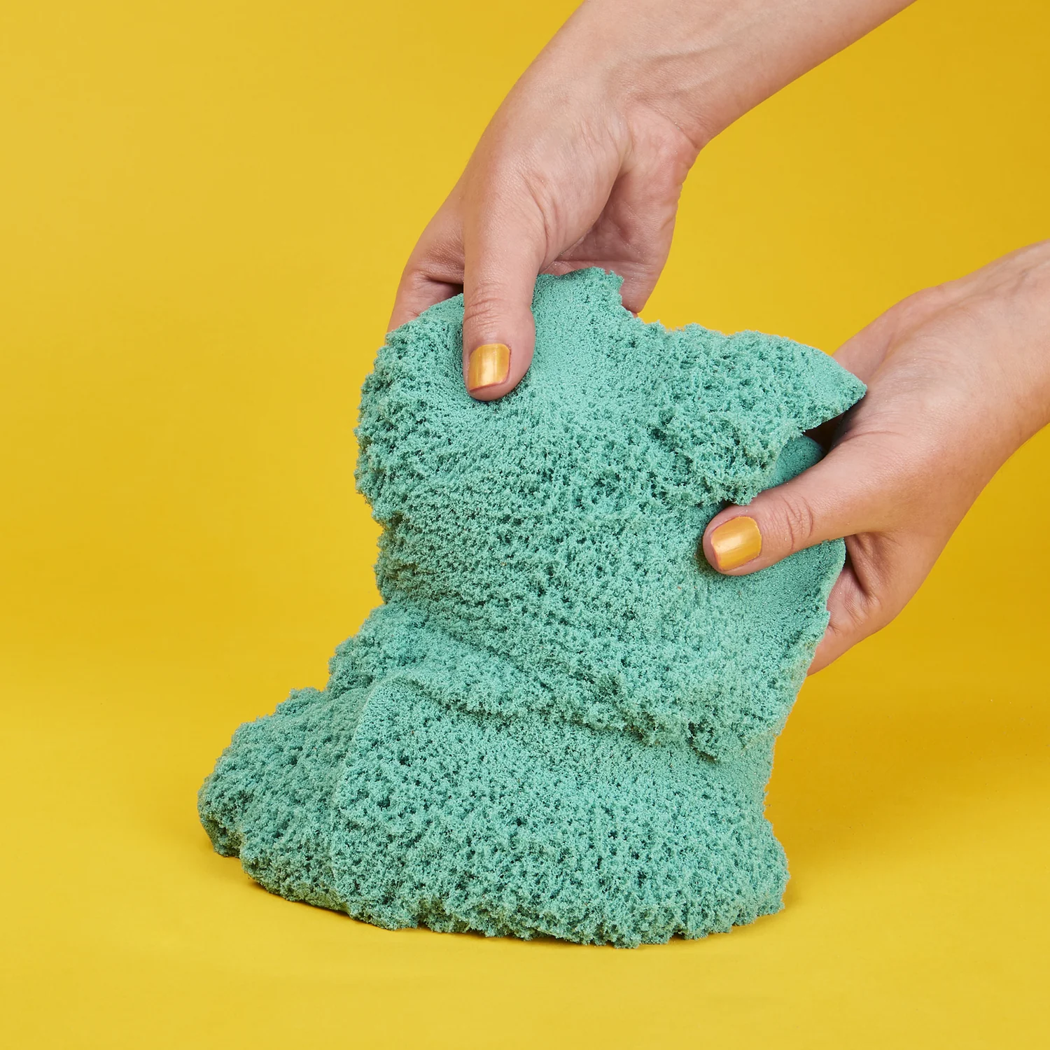 Kinetic Sand, Twinkly Teal 2lb Bag of All-Natural Shimmering Play Sand for Squishing, Mixing and Molding, Sensory Toys for Kids Ages 3 and up - Image 4
