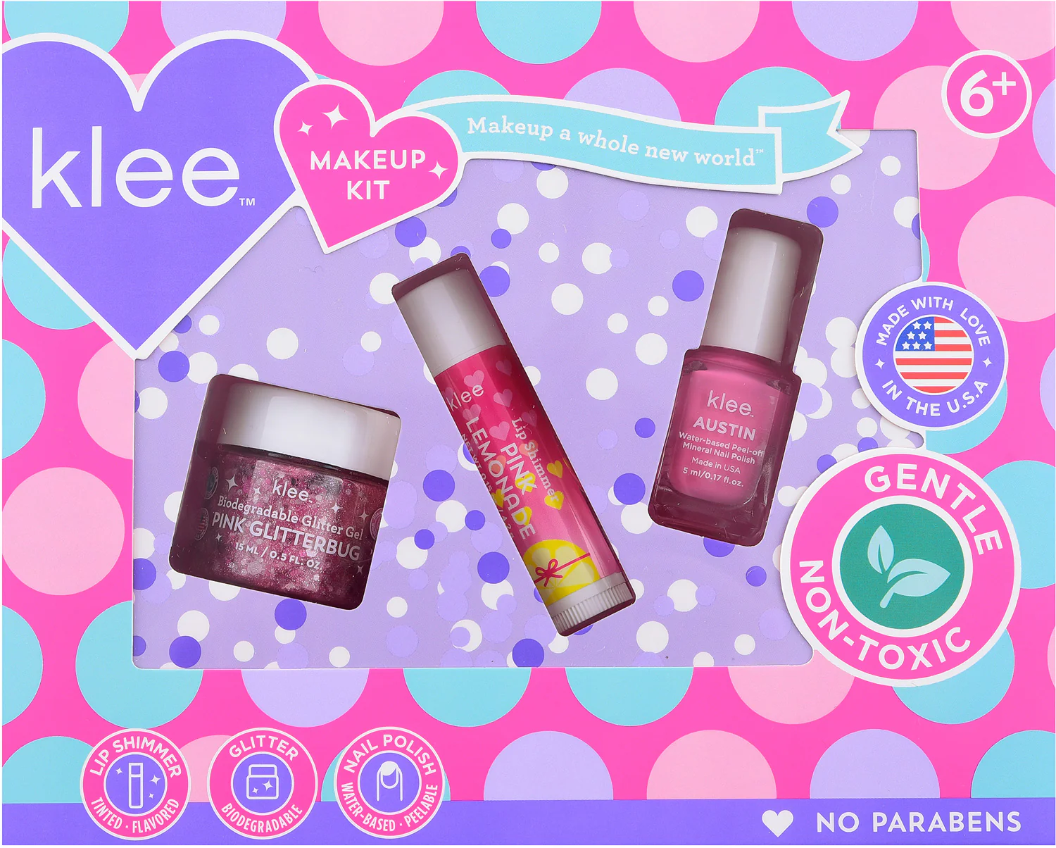 Klee Pink Sugar Swirls Makeup Kit - Image 2