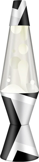 Lava Lamp 14.5" Polygonal White and Clear - Image 2