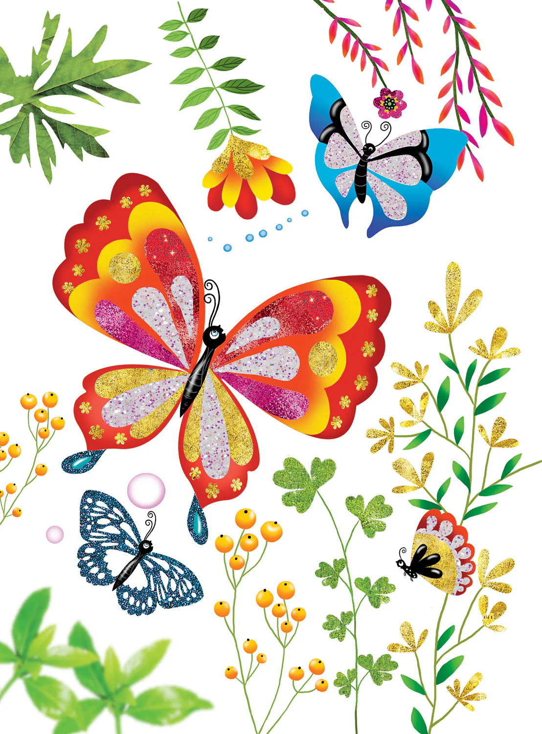 Le Grand Artist - Glitter Boards Glitter Butterflies - Image 5