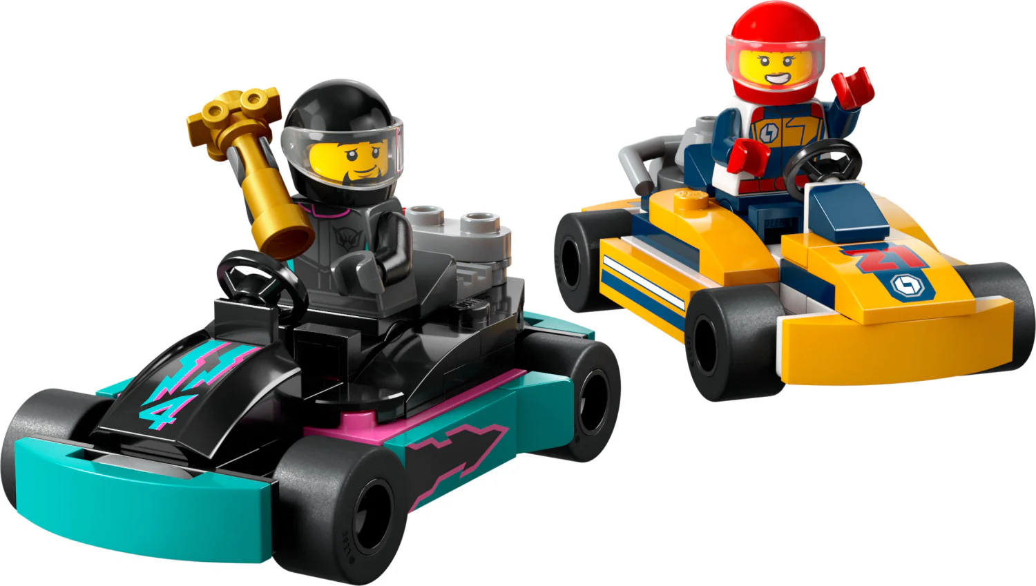 LEGO® City Great Vehicles: Go-Karts and Race Drivers 60400 - Image 2