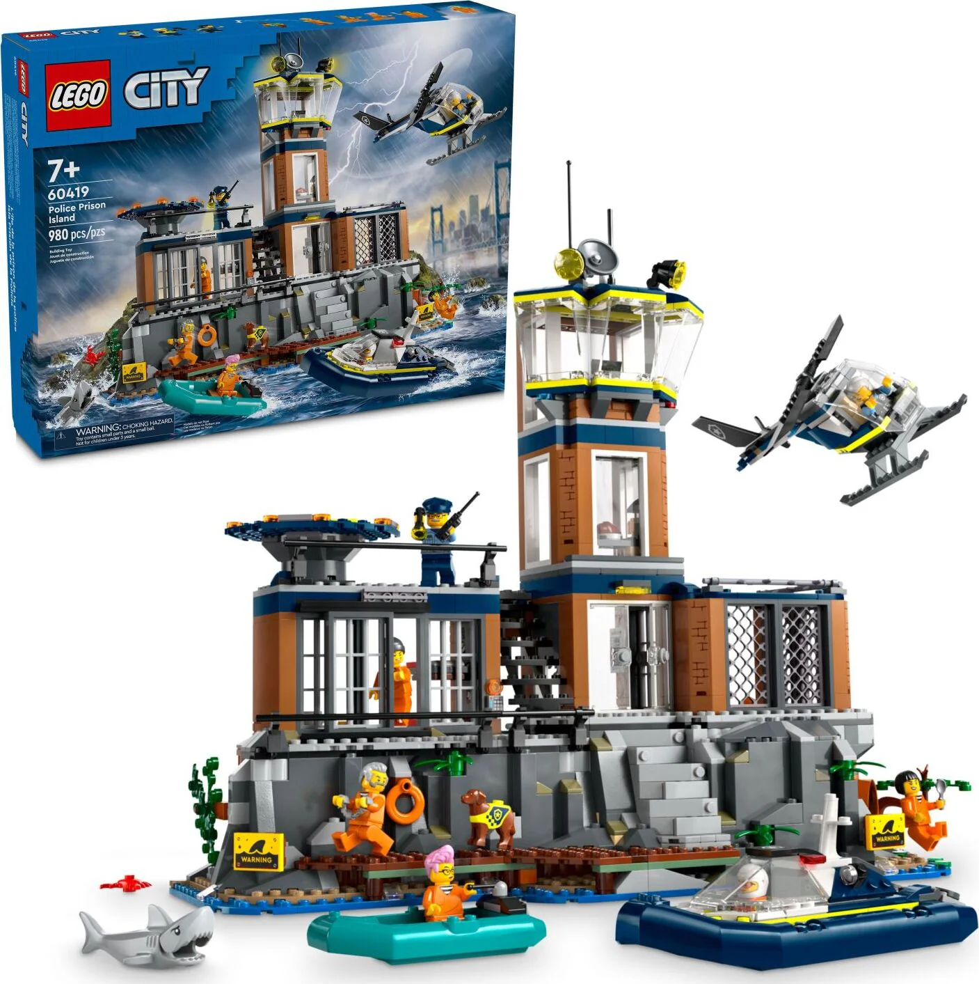 LEGO® City Police: Police Prison Island 60419