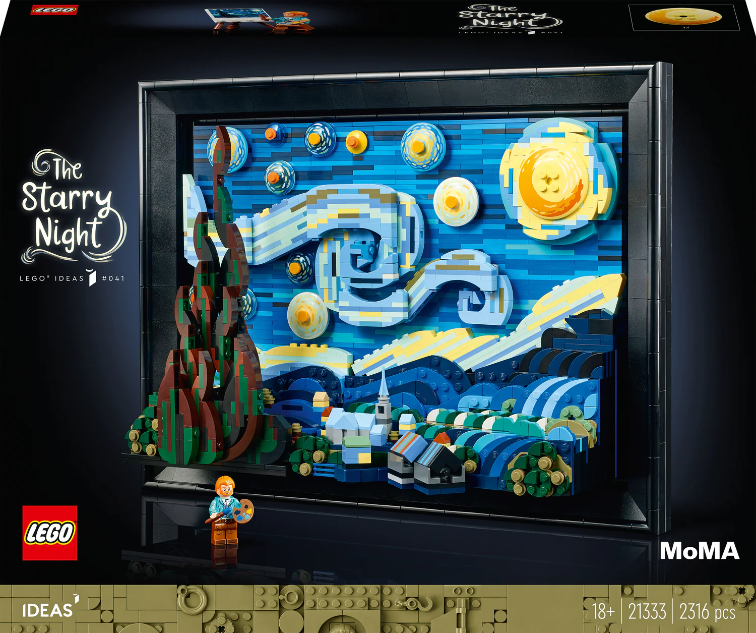 LEGO® Ideas Vincent van Gogh - The Starry Night