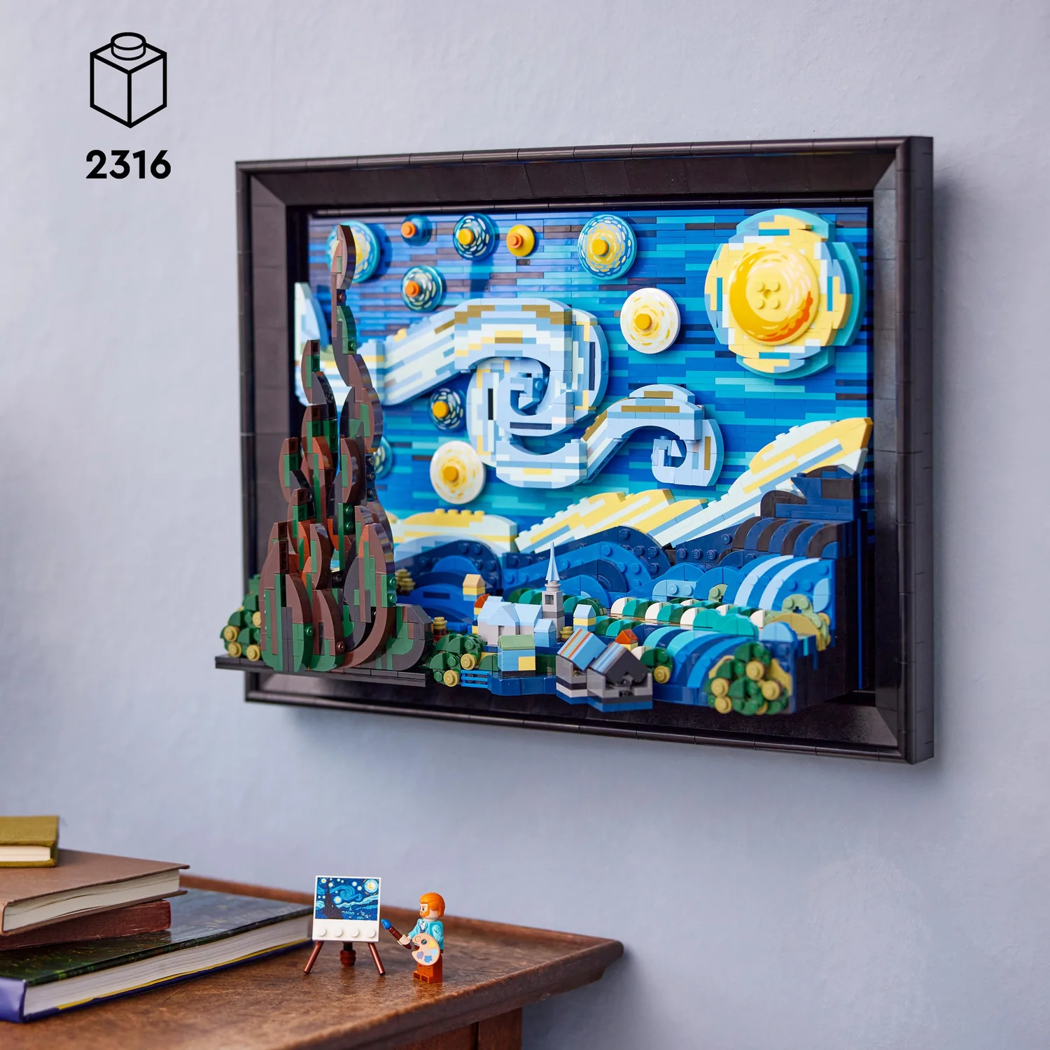LEGO® Ideas Vincent van Gogh - The Starry Night - Image 4
