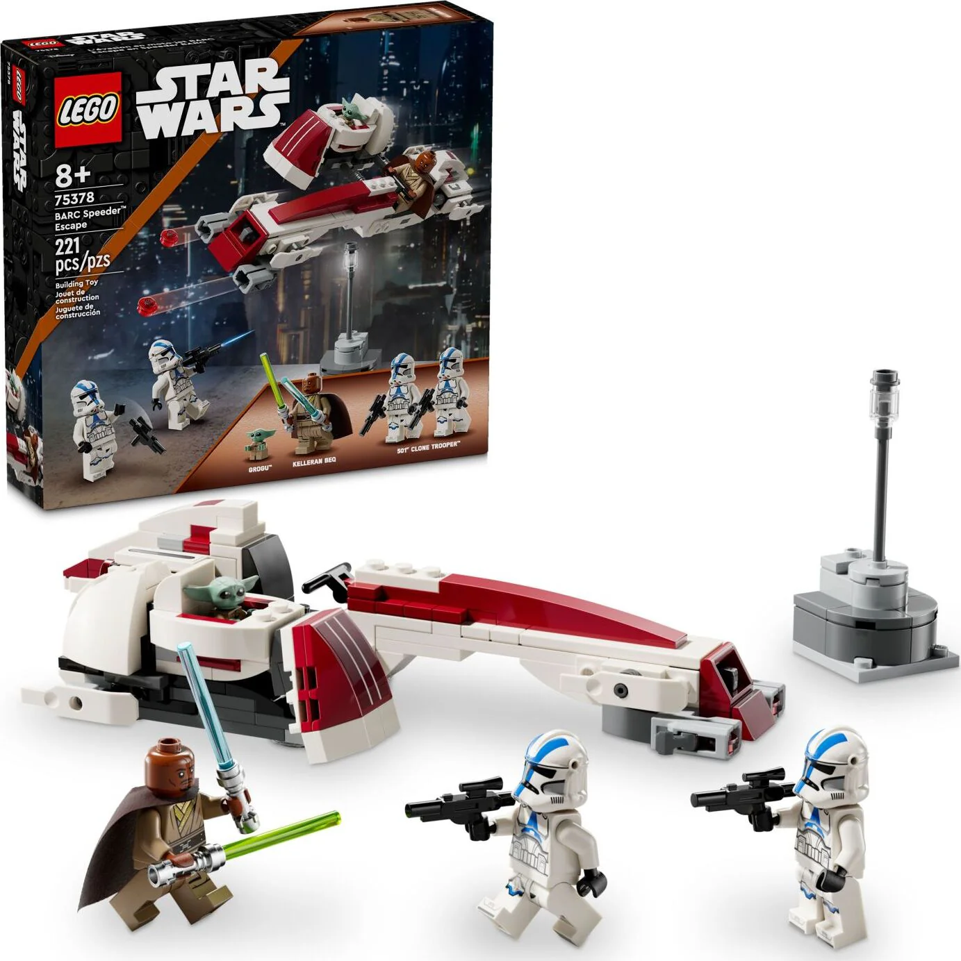 LEGO® Star Wars™: BARC Speeder™ Escape 75378