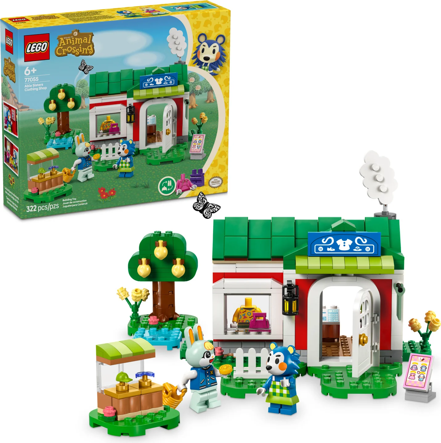 LEGO® Animal Crossing: Able Sisters Clothing Shop 77055