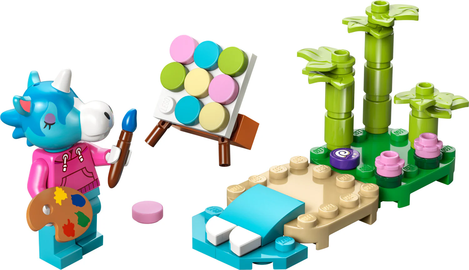LEGO® Animal Crossing: Julian's Beach Painting 30703