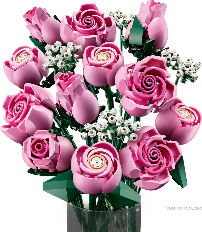 LEGO Botanicals: Bouquet of Pink Roses - Image 4
