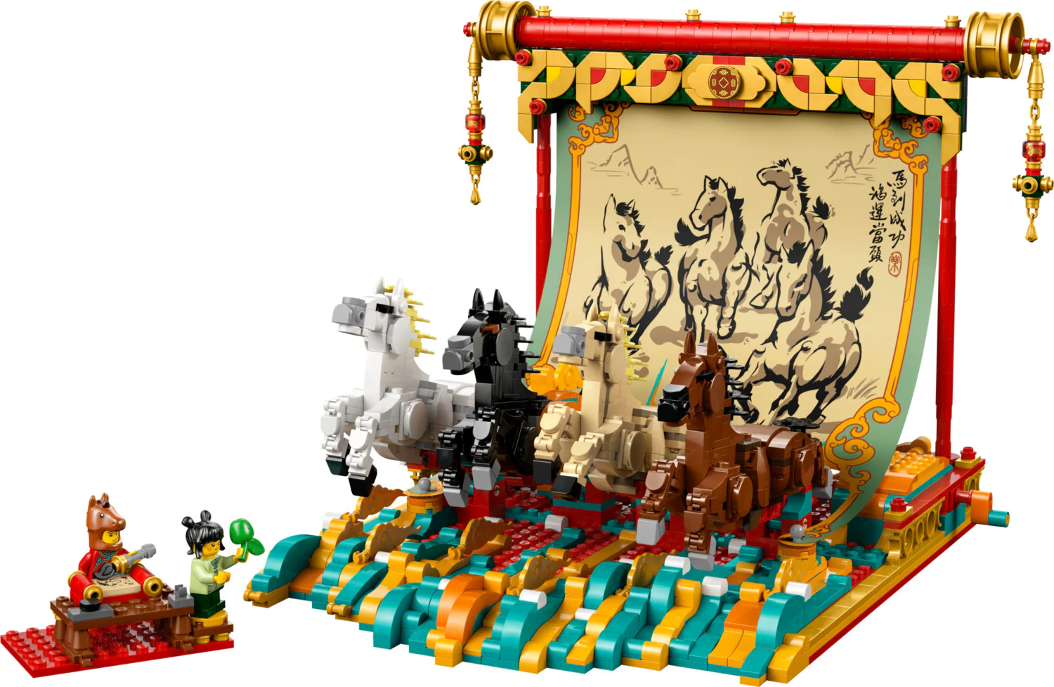 LEGO Chinese Festivals: Galloping Horses Canvas - Image 2