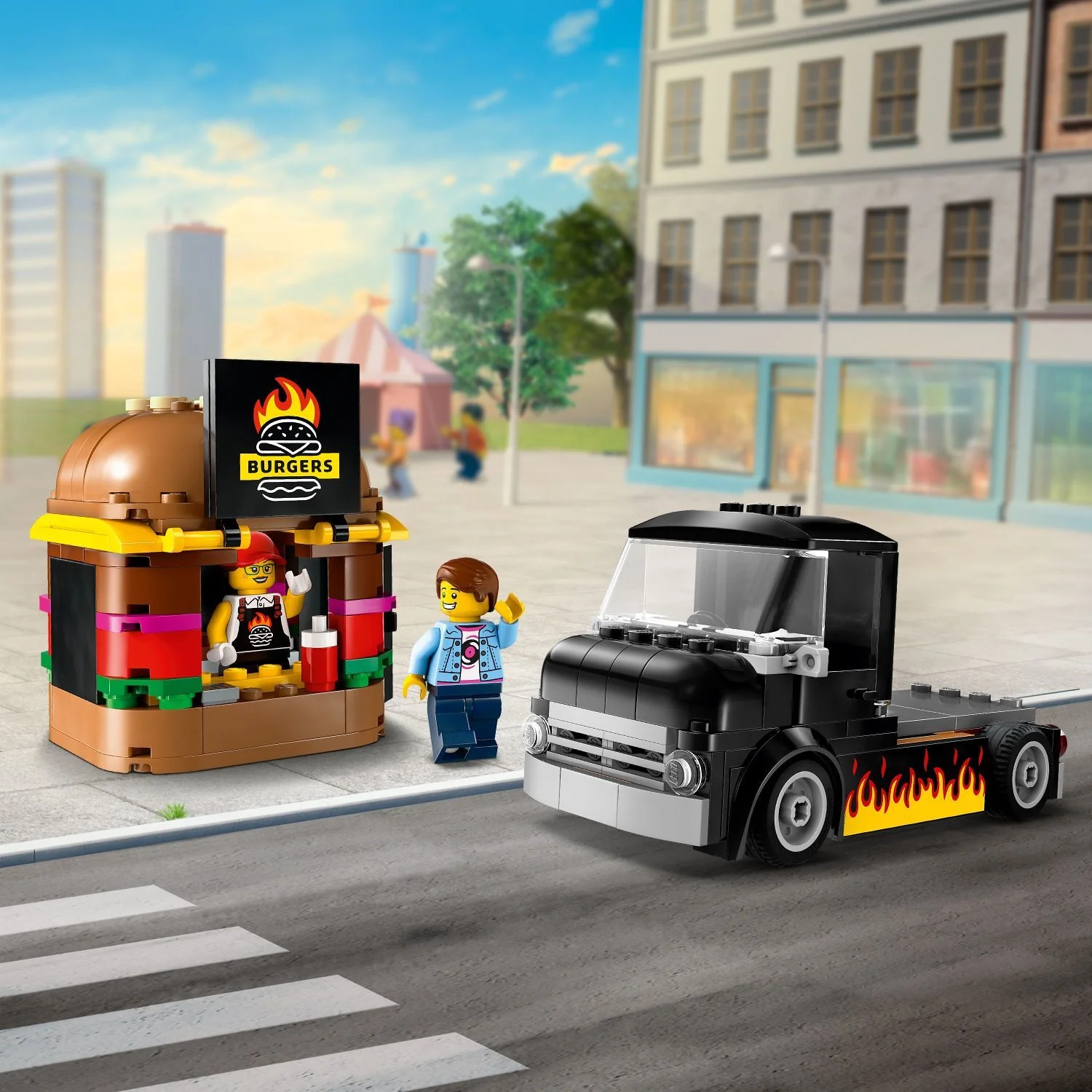 LEGO® City Great Vehicles: Burger Truck 60404 - Image 5