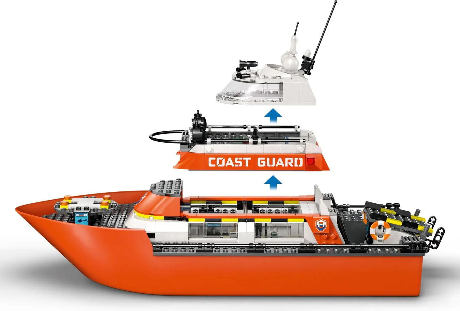 LEGO City Exploration: Coast Guard Rescue Boat & Helicopter - Image 4