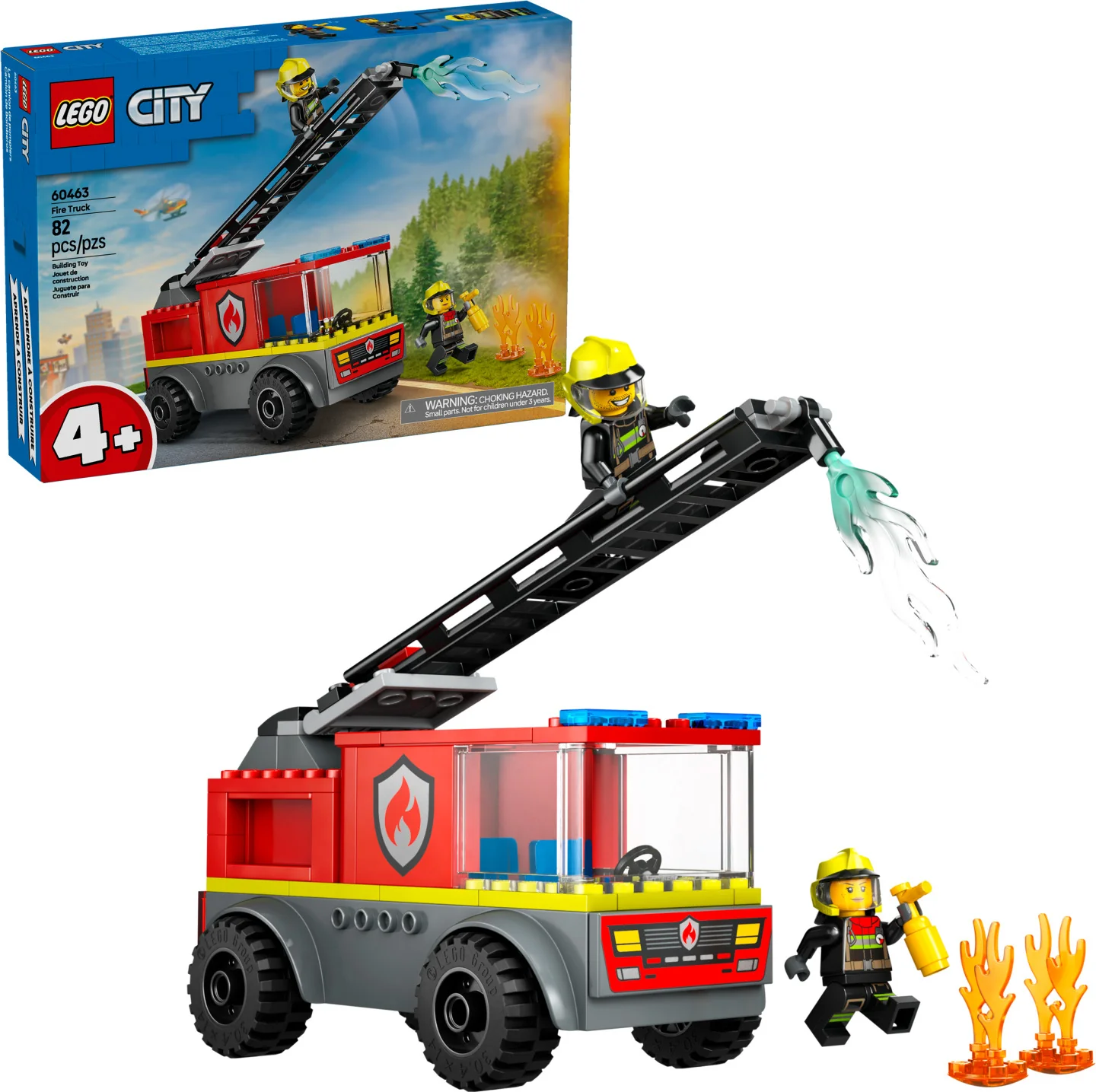 LEGO® City Fire: Fire Ladder Truck 60463