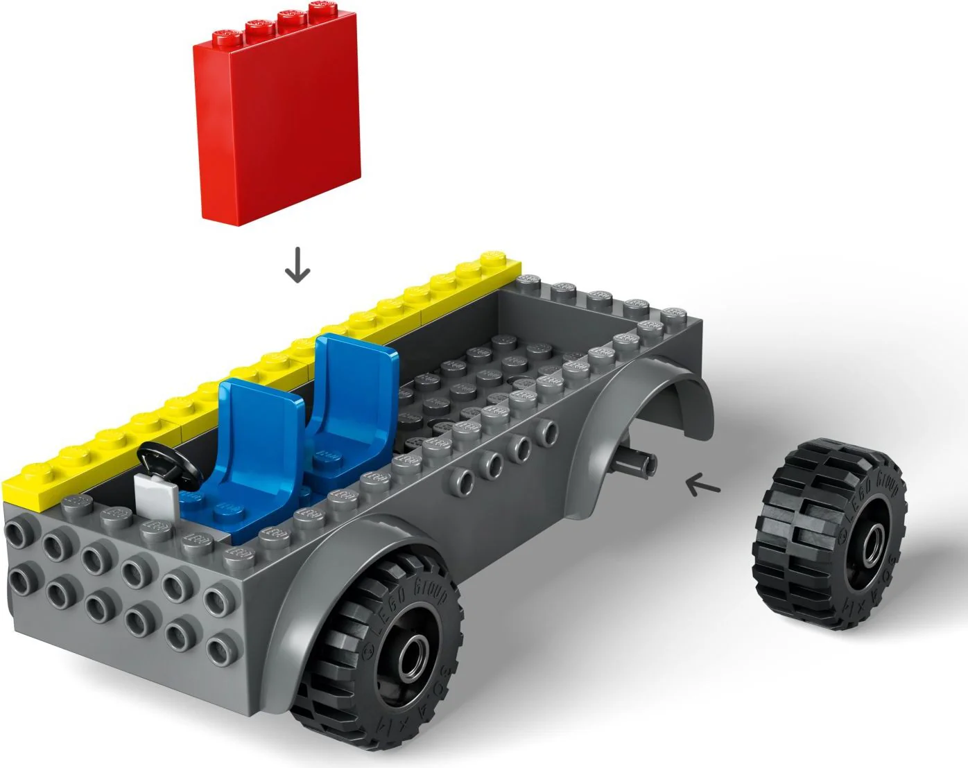 LEGO® City Fire: Fire Ladder Truck 60463 - Image 4