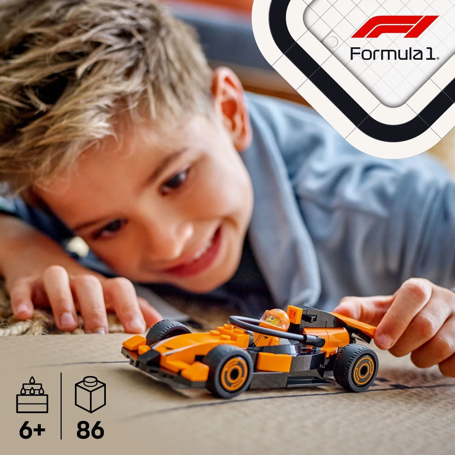LEGO® City Formula 1: F1® Driver with McLaren Race Car 60442 - Image 4