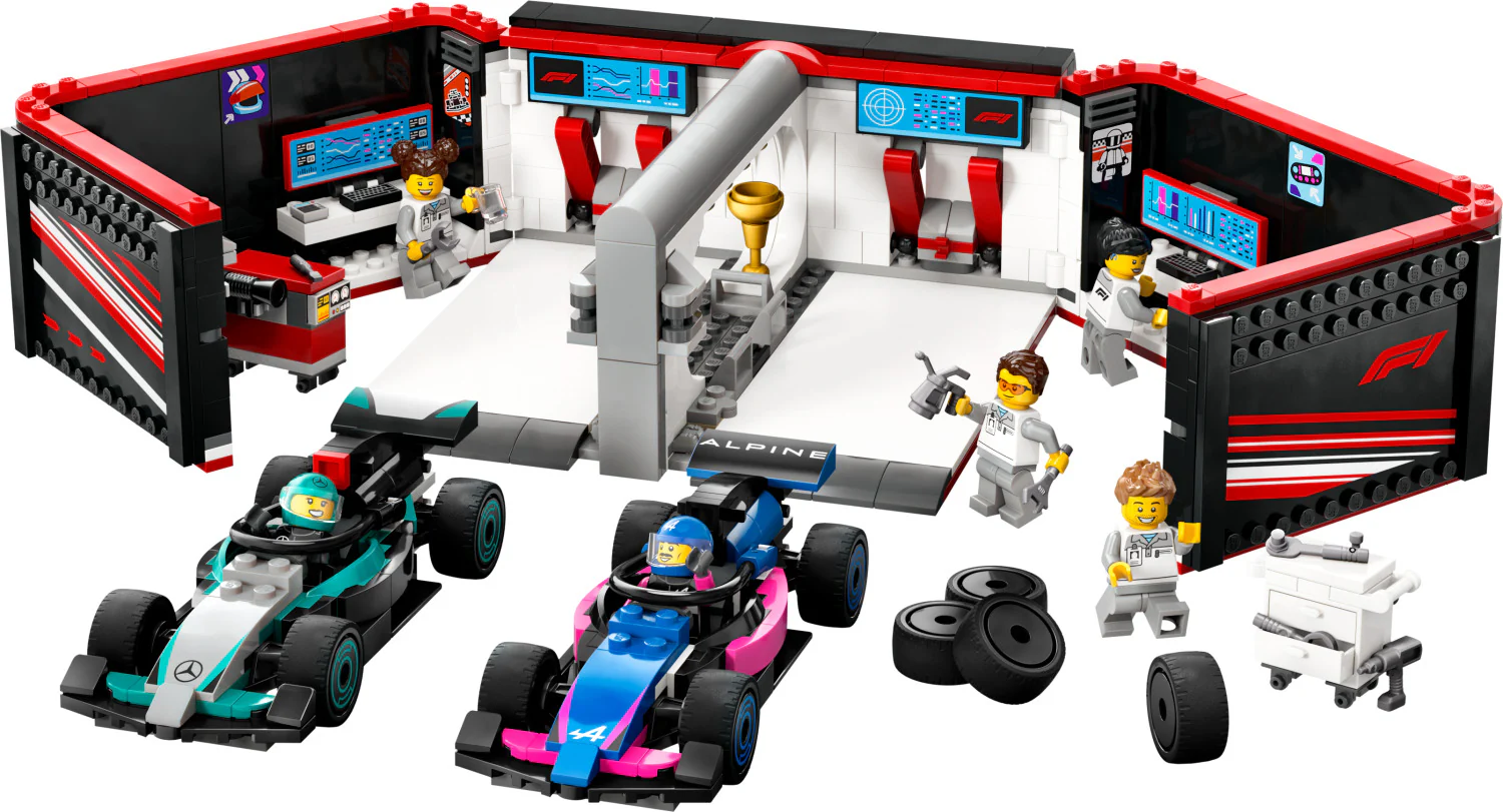 LEGO® City Formula 1: F1® Garage & Mercedes-AMG & Alpine Cars 60444 - Image 2