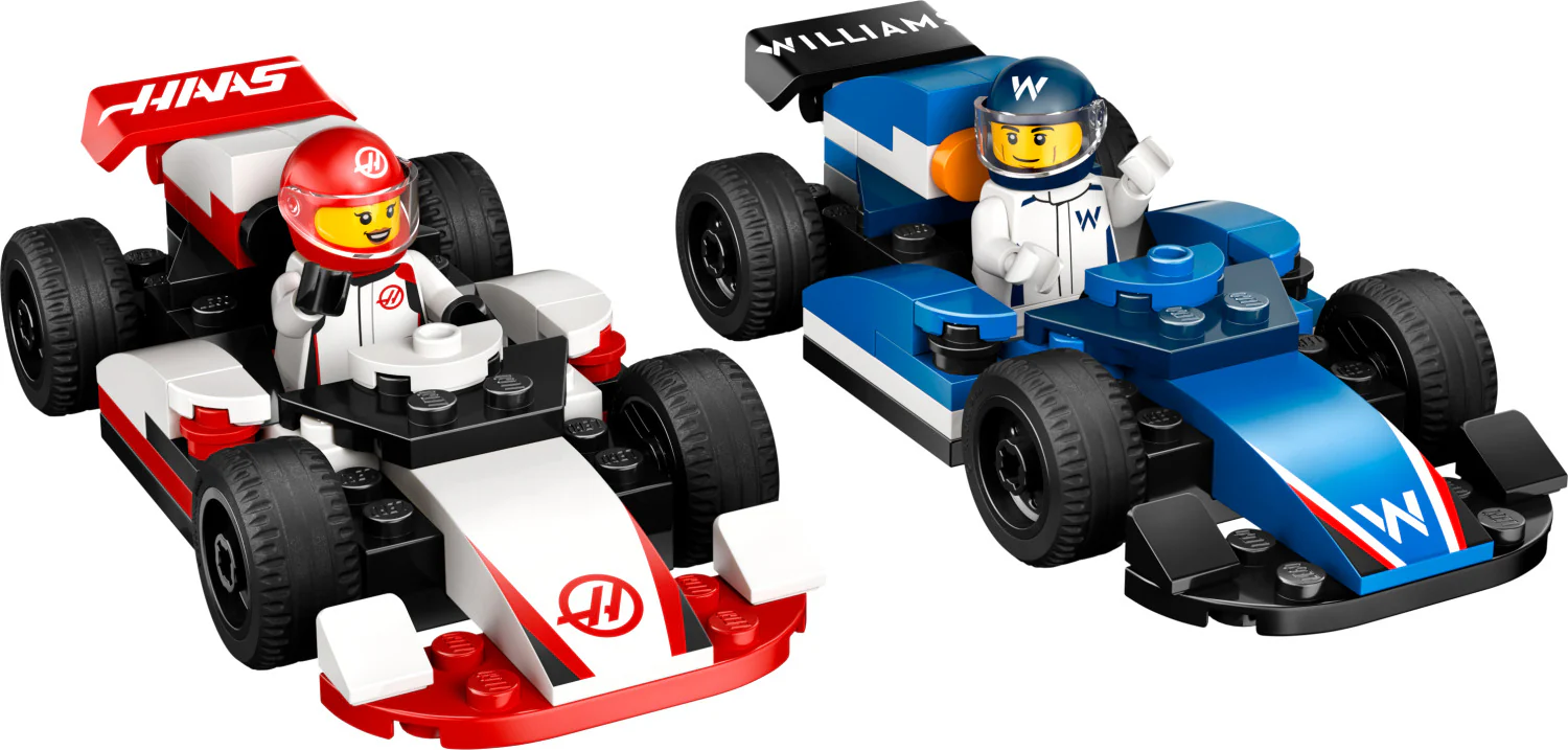 LEGO® City Formula 1: F1® Williams Racing & Haas F1® Race Cars 60464 - Image 2