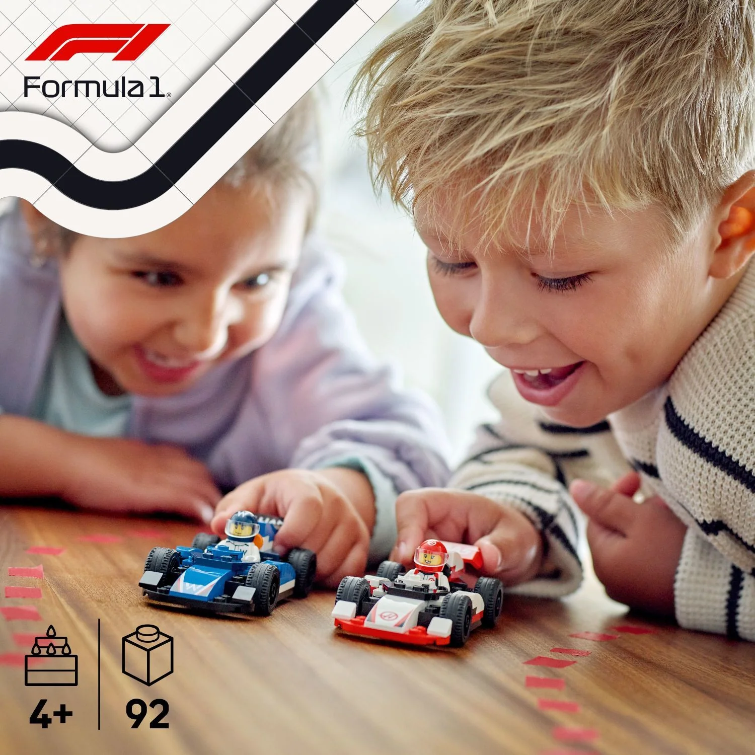 LEGO® City Formula 1: F1® Williams Racing & Haas F1® Race Cars 60464 - Image 3