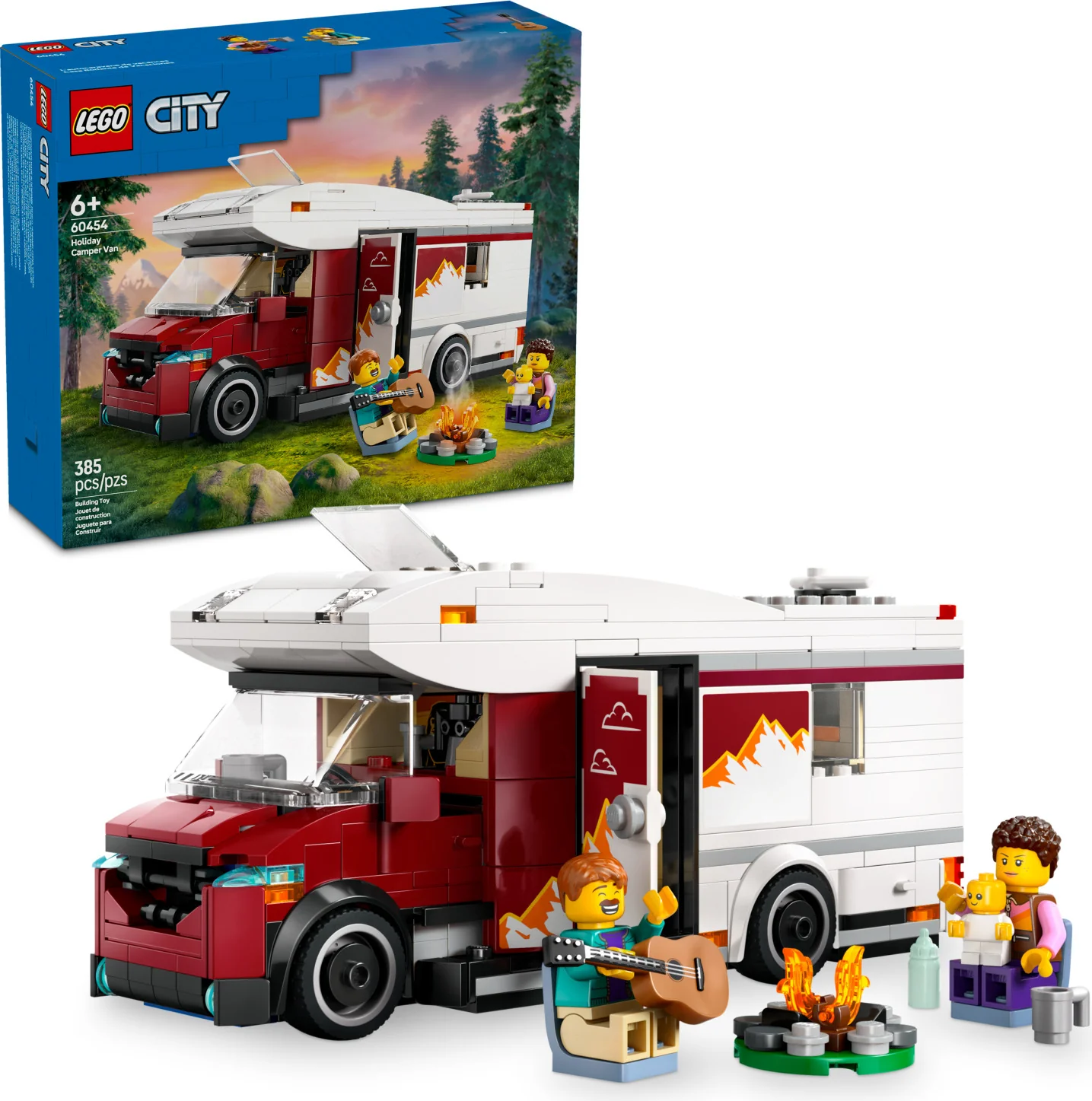 LEGO® City Great Vehicles: Holiday Adventure Camper Van 60454