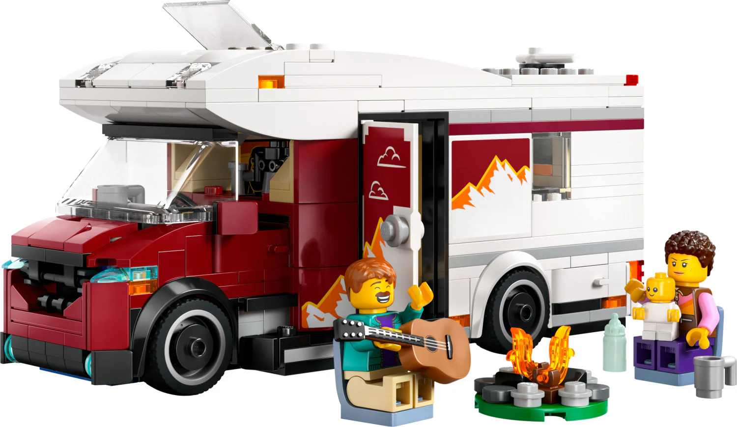 LEGO® City Great Vehicles: Holiday Adventure Camper Van 60454 - Image 2