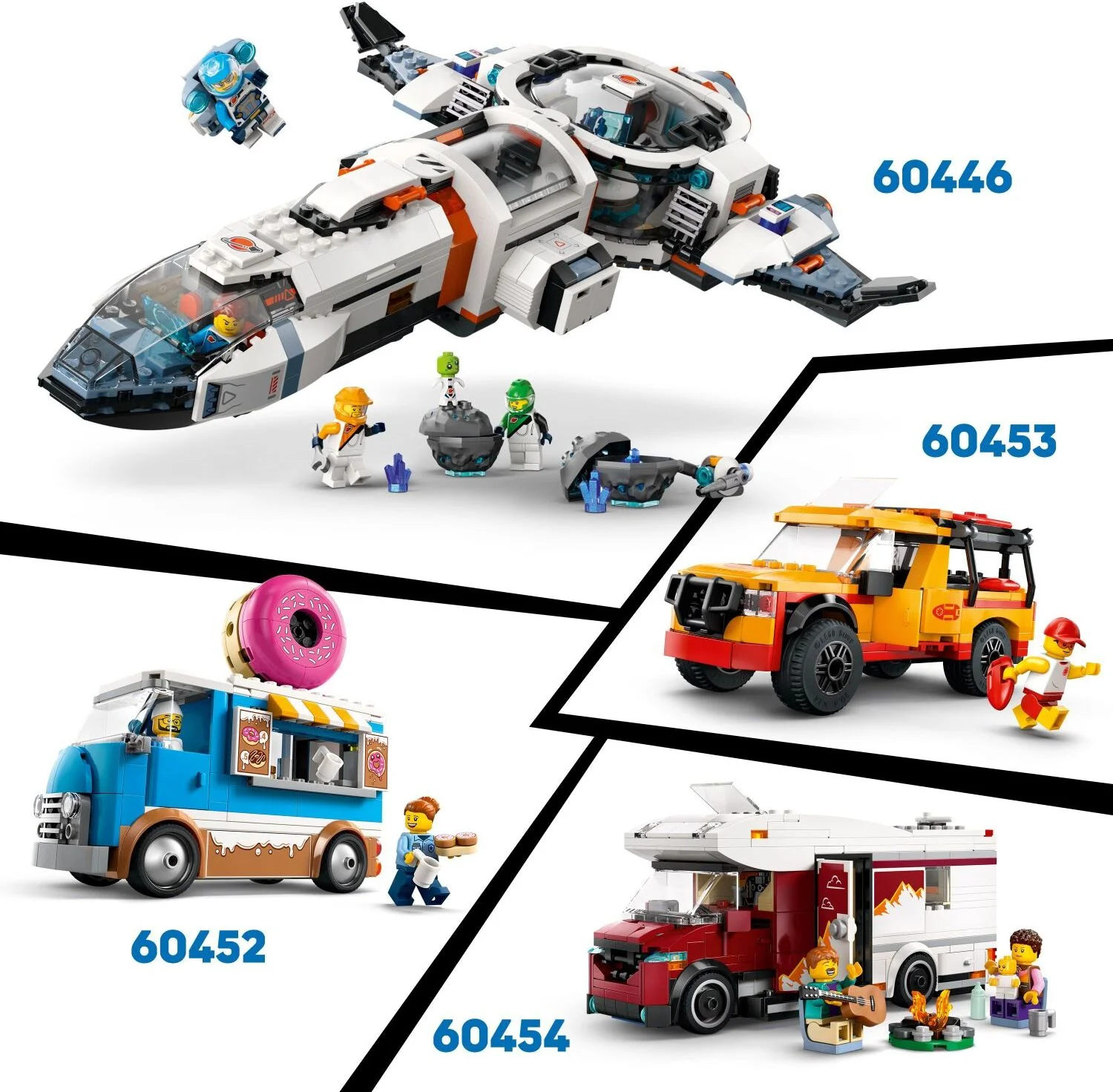 LEGO® City Great Vehicles: Holiday Adventure Camper Van 60454 - Image 3
