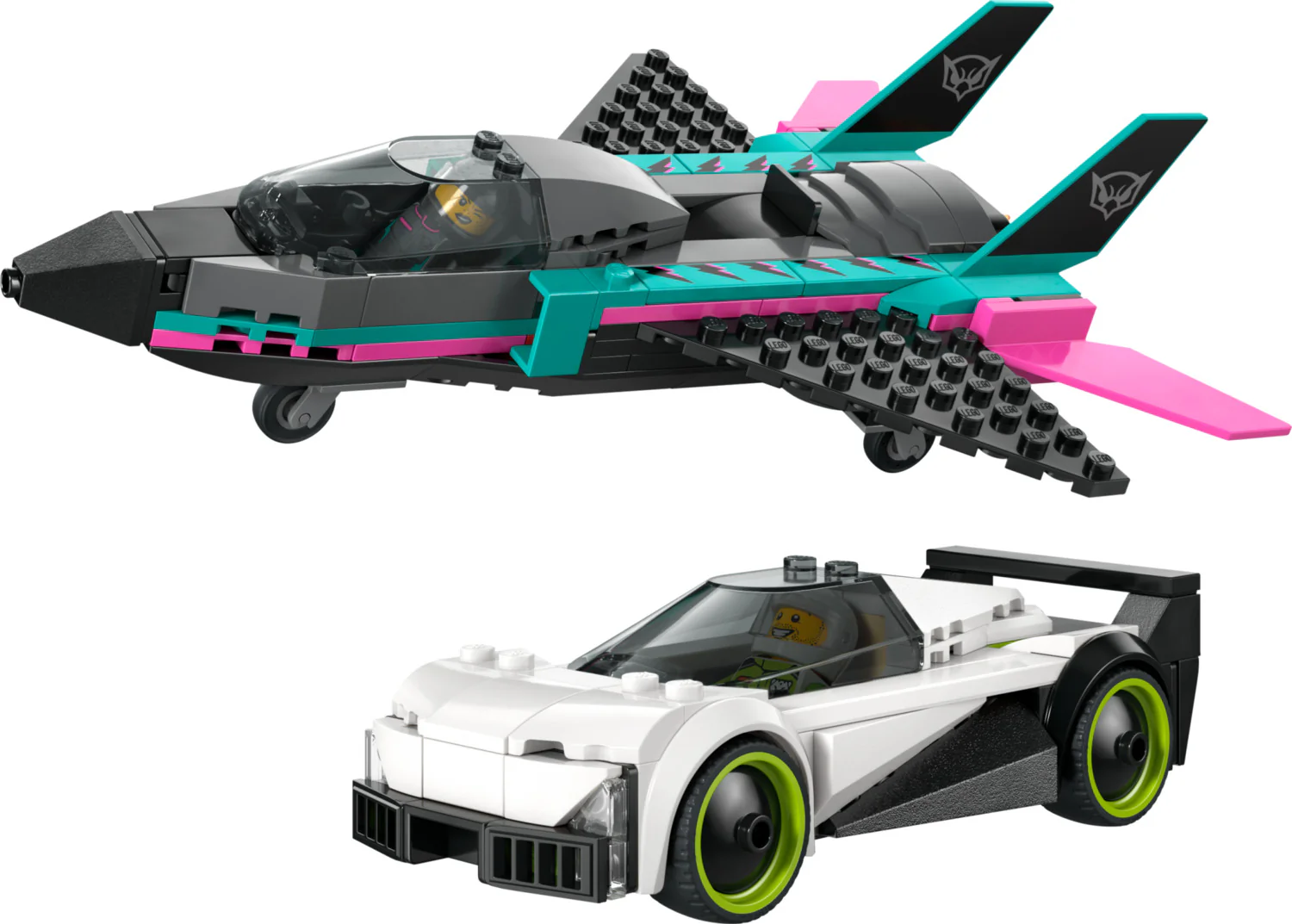 LEGO City Great Vehicles: Jet vs. Car - Image 2