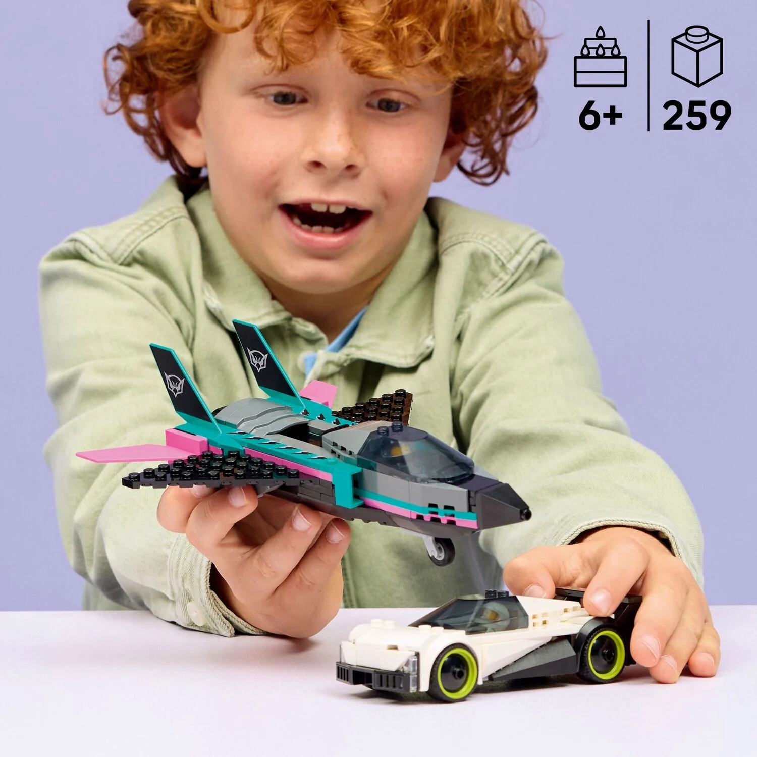 LEGO City Great Vehicles: Jet vs. Car - Image 3