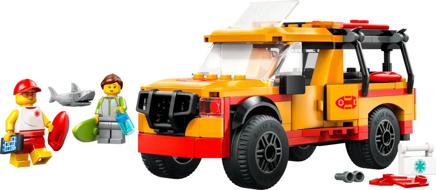 LEGO® City Great Vehicles: Lifeguard Beach Rescue Truck 60453 - Image 2