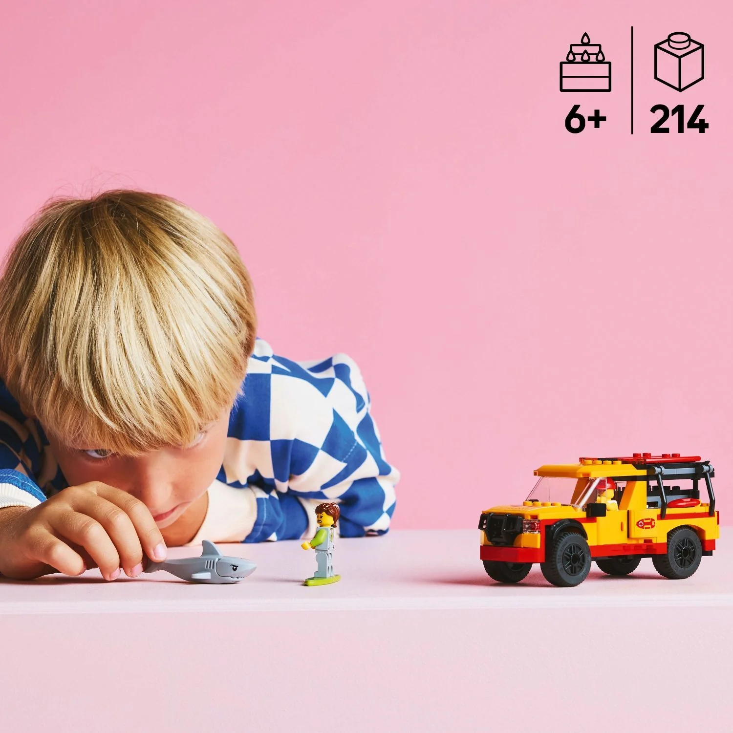 LEGO® City Great Vehicles: Lifeguard Beach Rescue Truck 60453 - Image 3