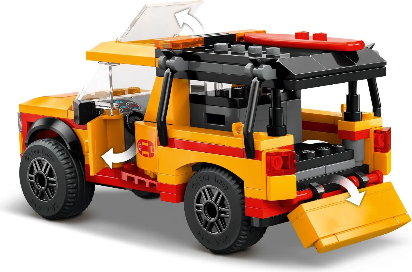 LEGO® City Great Vehicles: Lifeguard Beach Rescue Truck 60453 - Image 4