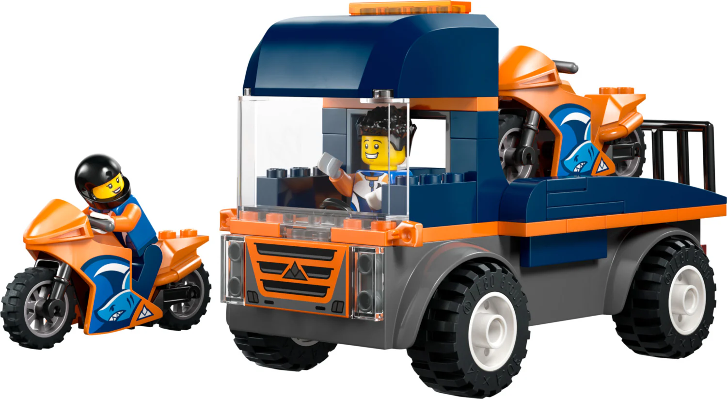 LEGO City Great Vehicles: Motorcycle Transporter - Image 2
