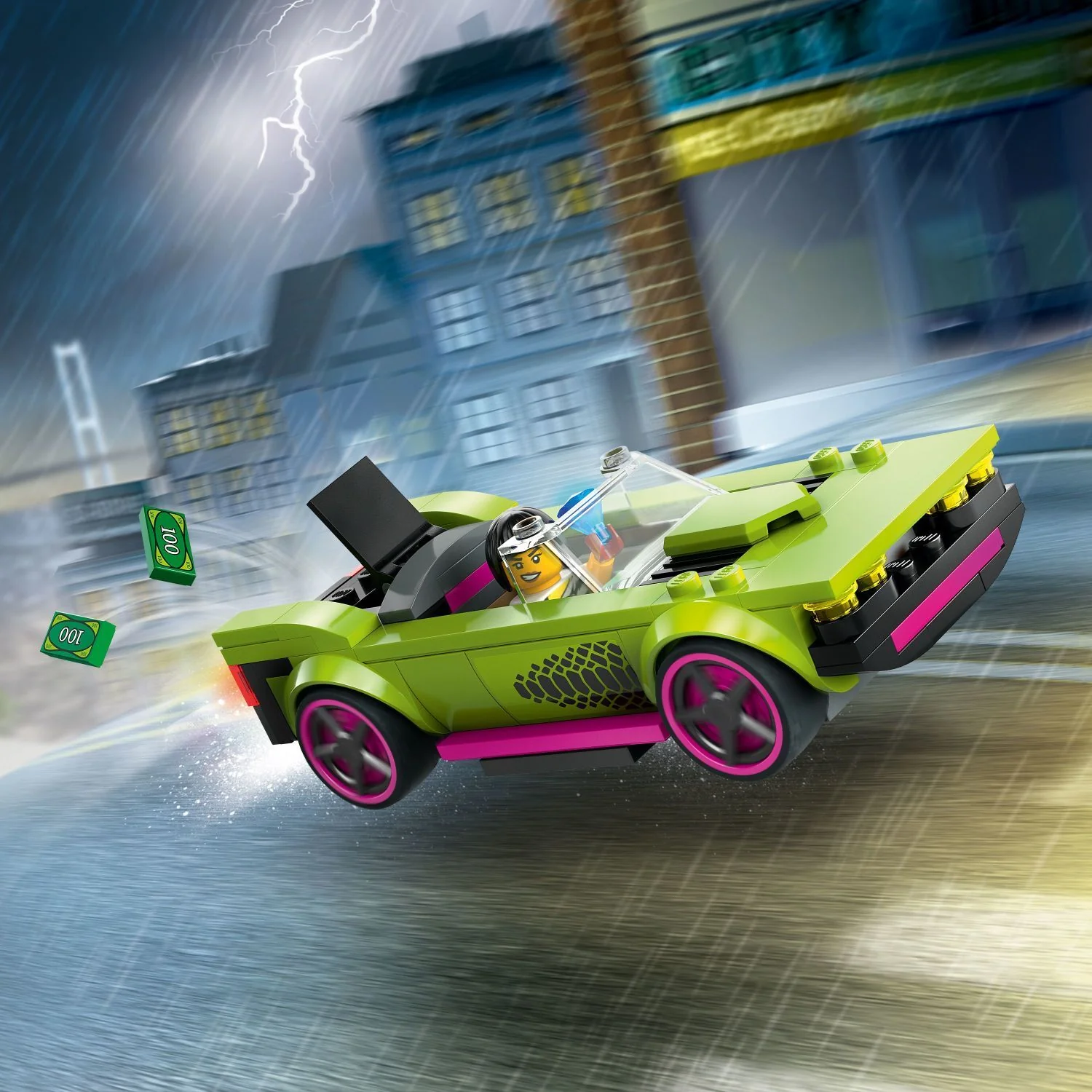 LEGO® City Police: Police Car and Muscle Car Chase 60415 - Image 5