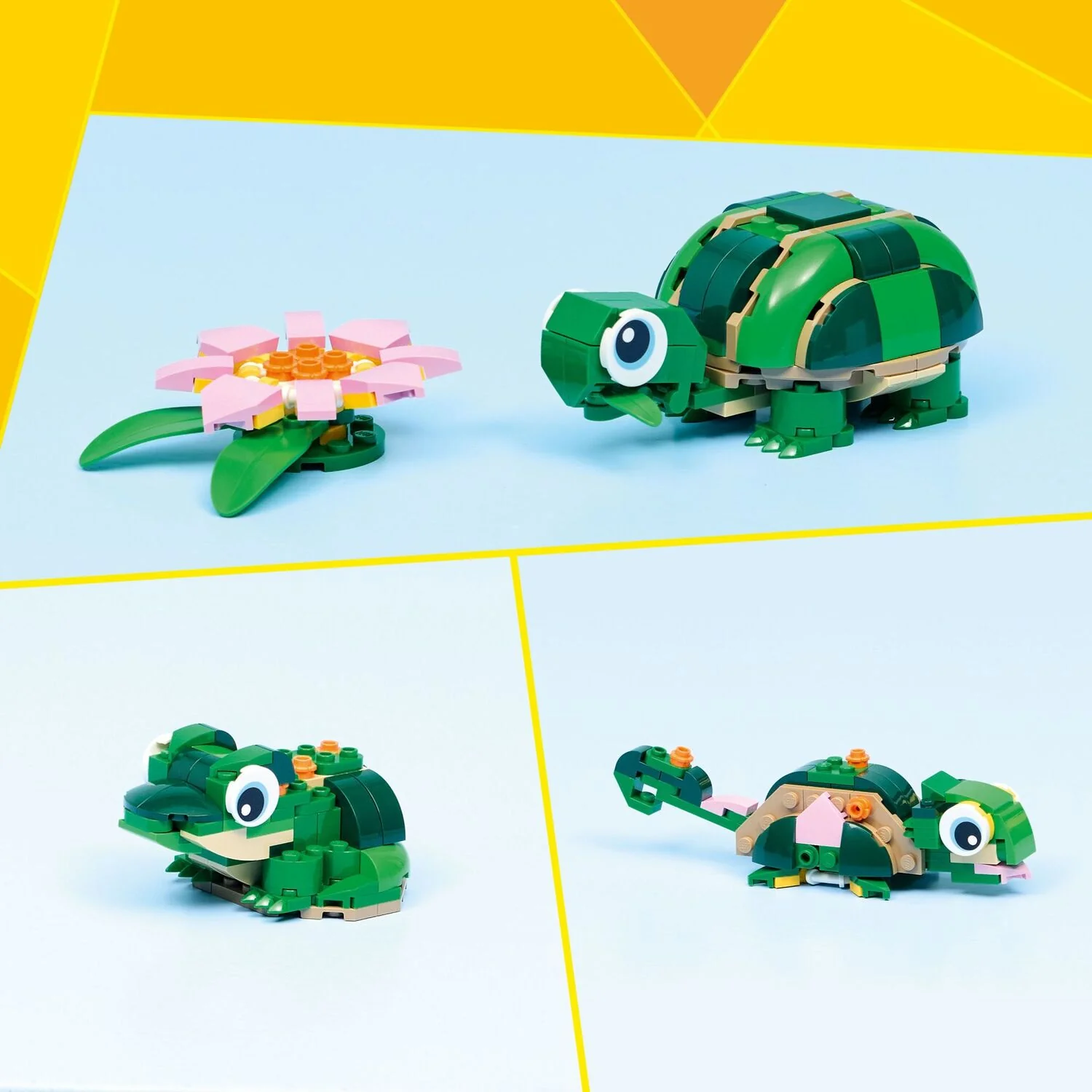 LEGO Creator: Turtle with a Water Lily Flower - Image 4