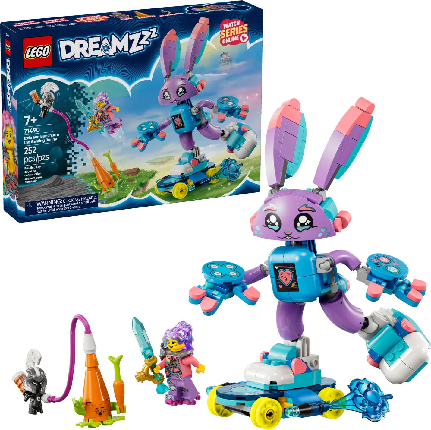 LEGO® DREAMZzz: Izzie and Bunchurro the Gaming Bunny 71490