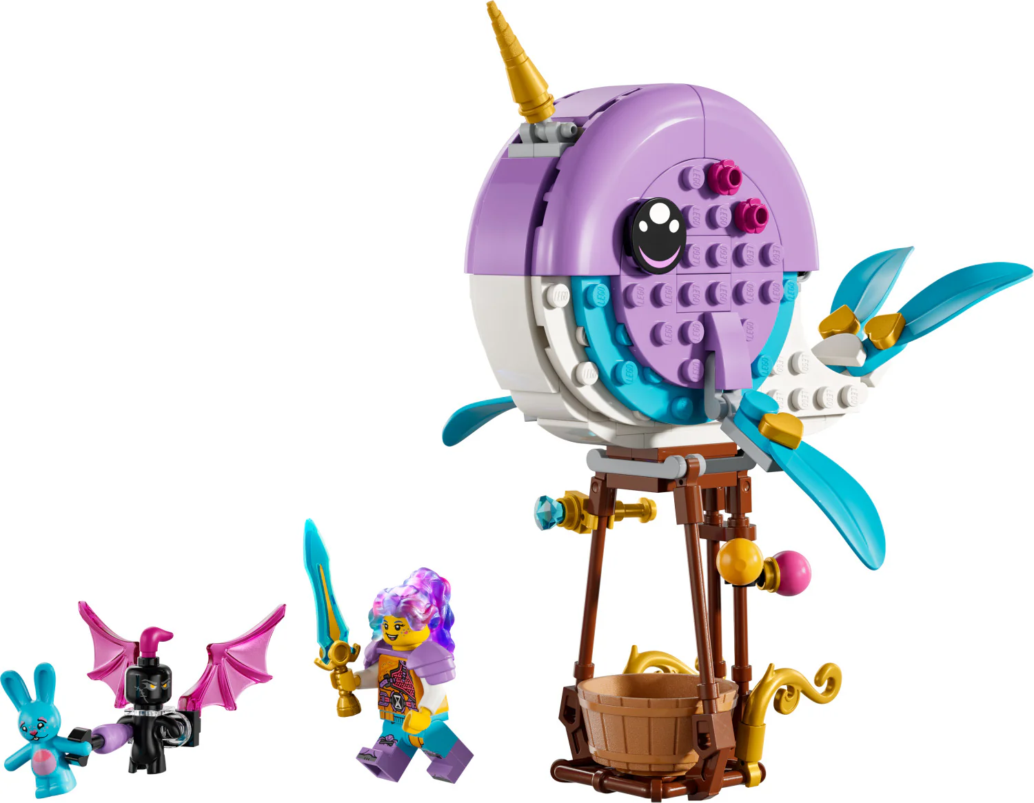 LEGO® DREAMZzz: Izzie's Narwhal Hot-Air Balloon 71472 - Image 2