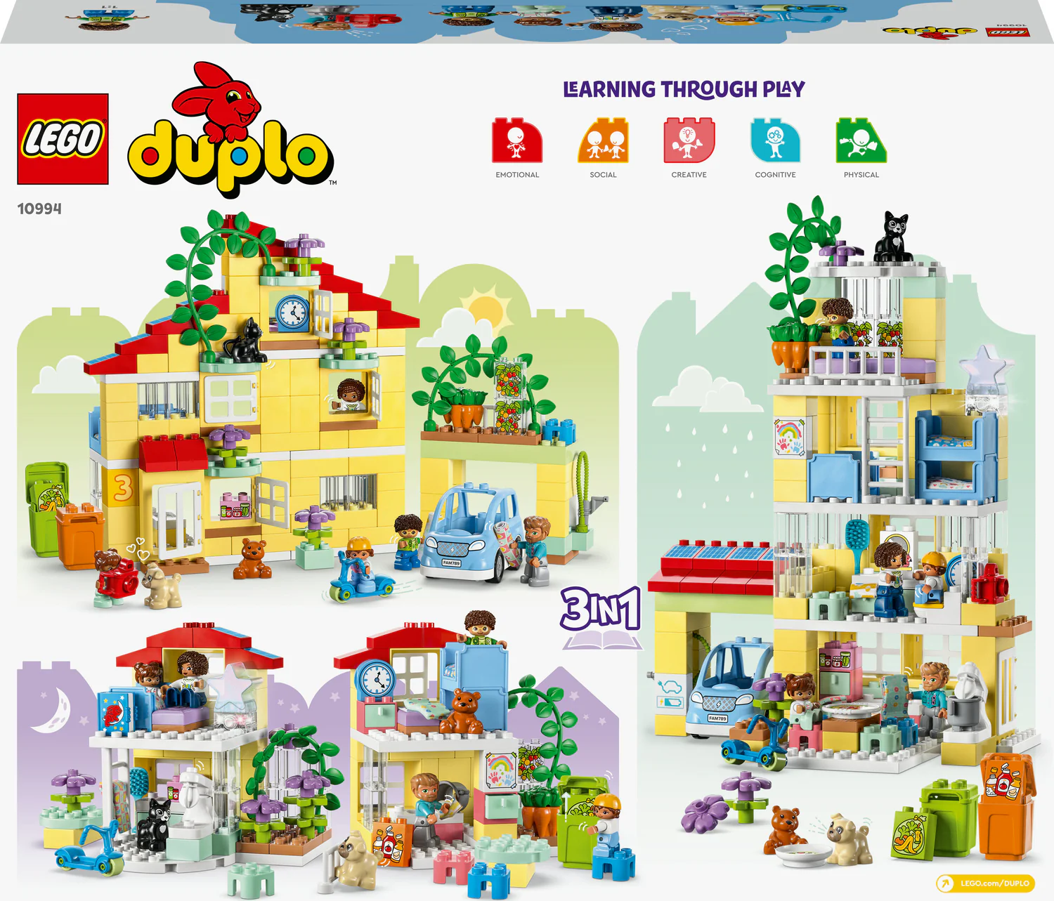 LEGO® DUPLO® 3 in 1 Family House 10994 - Image 6