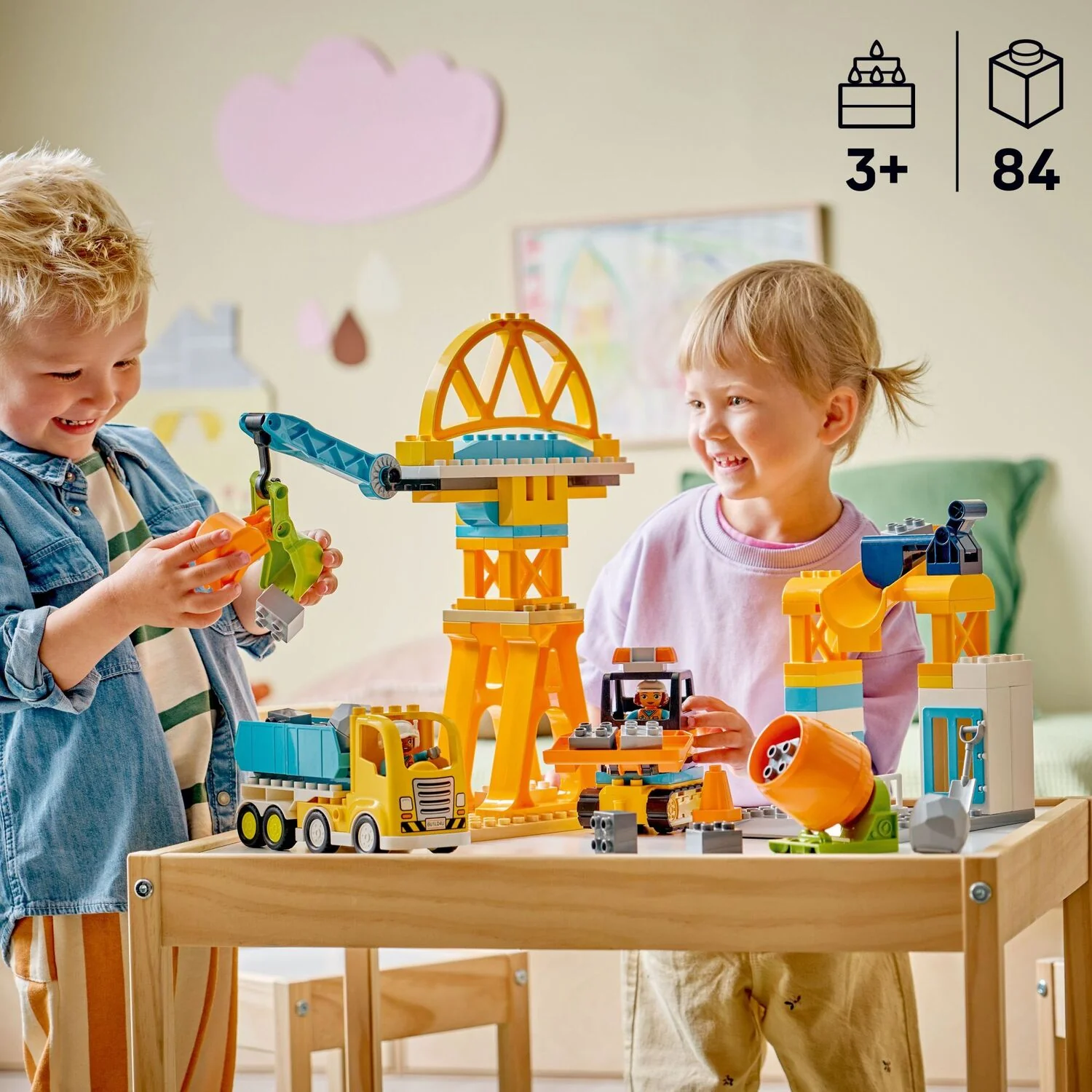 LEGO DUPLO Town: 3 in 1 Construction Site and Vehicles - Image 3