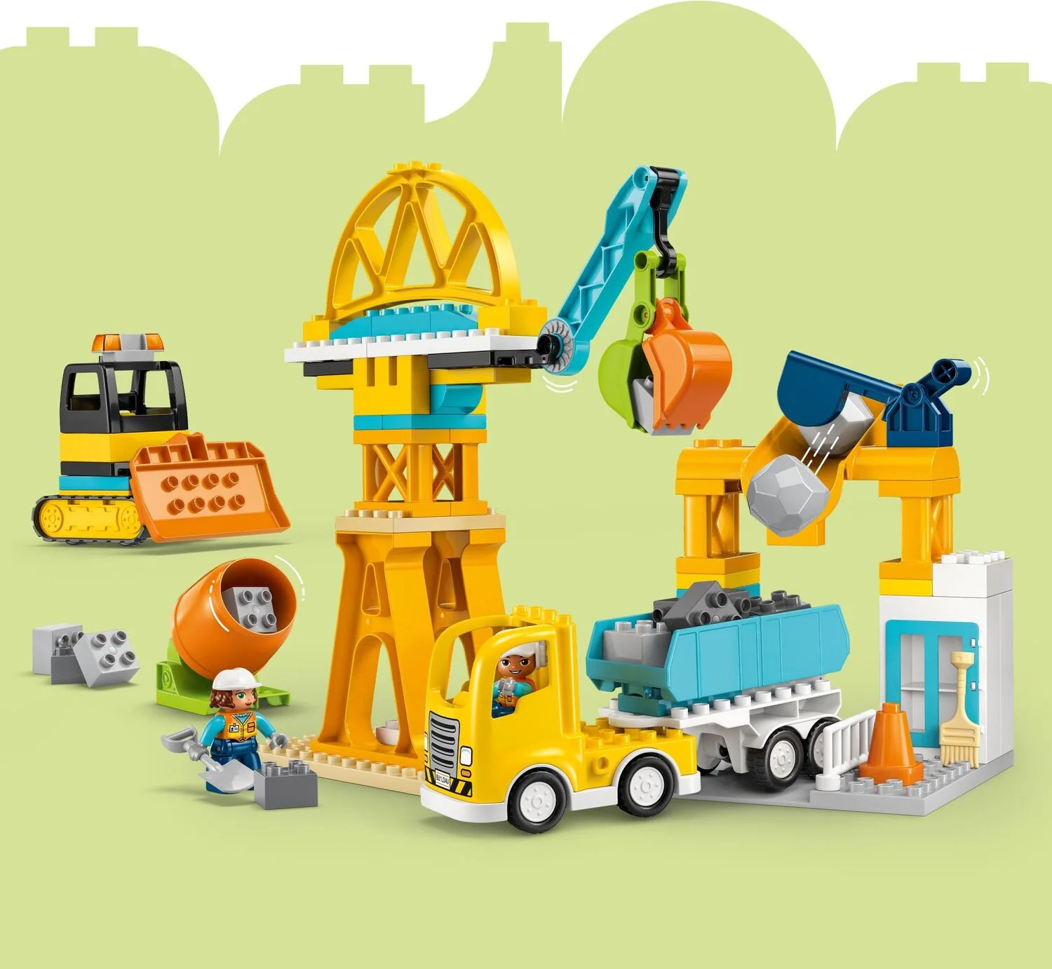LEGO DUPLO Town: 3 in 1 Construction Site and Vehicles - Image 5