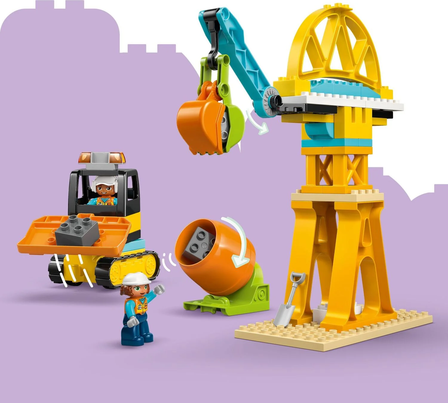 LEGO DUPLO Town: 3 in 1 Construction Site and Vehicles - Image 6