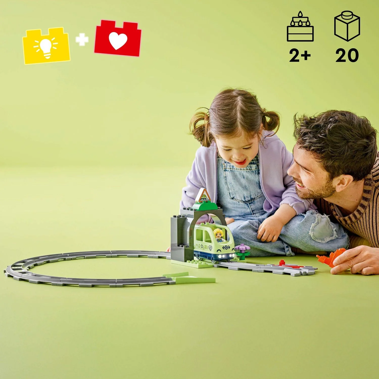 LEGO® DUPLO® Train Tunnel and Tracks Expansion Set 10425 - Image 3