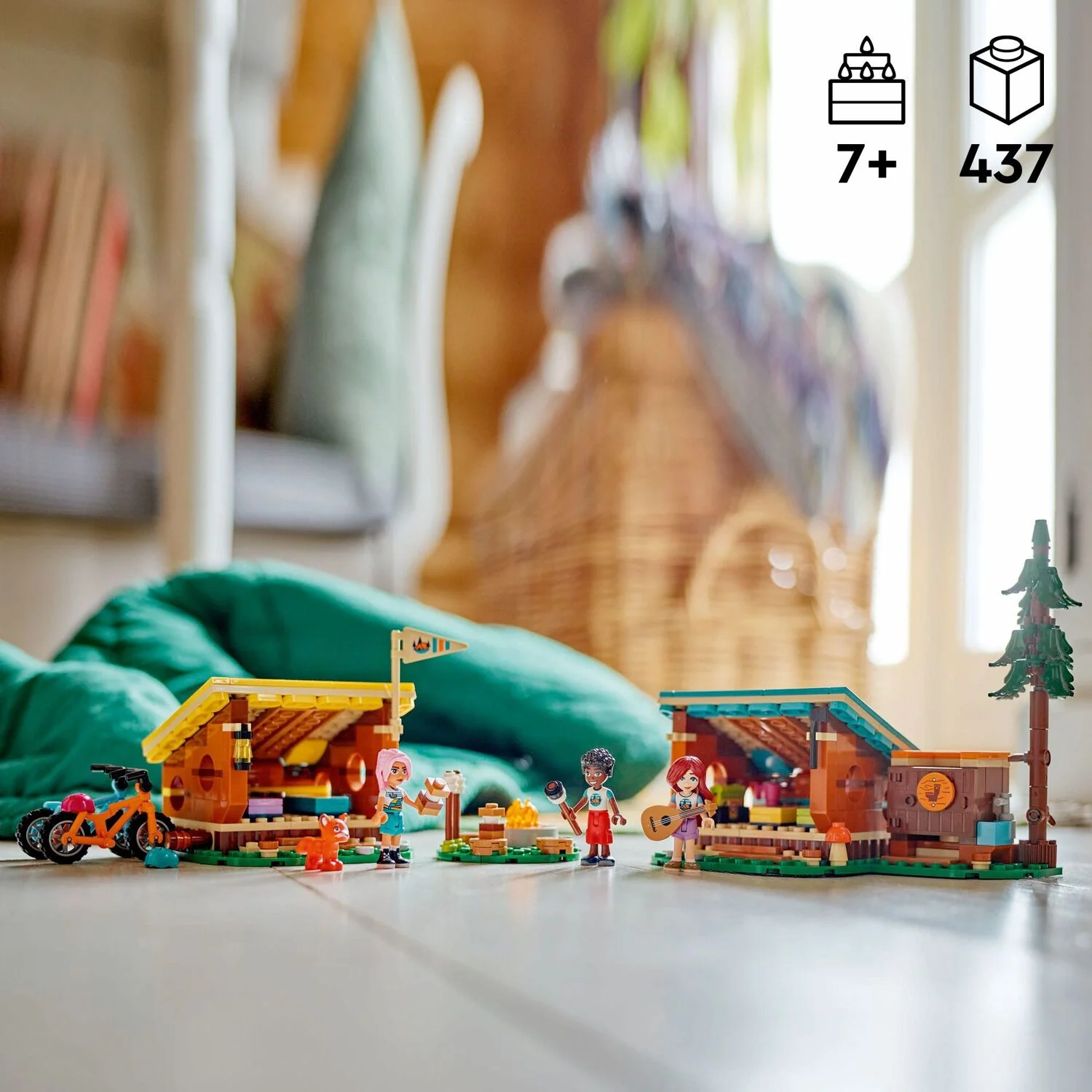 LEGO® Friends: Adventure Camp Cozy Cabins 42624 - Image 3