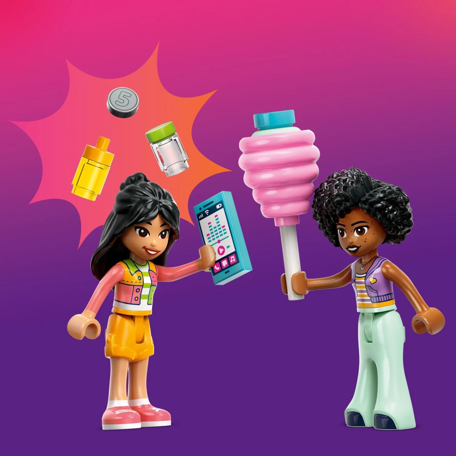 LEGO® Friends: Cotton Candy Stand and Scooter 42643 - Image 5