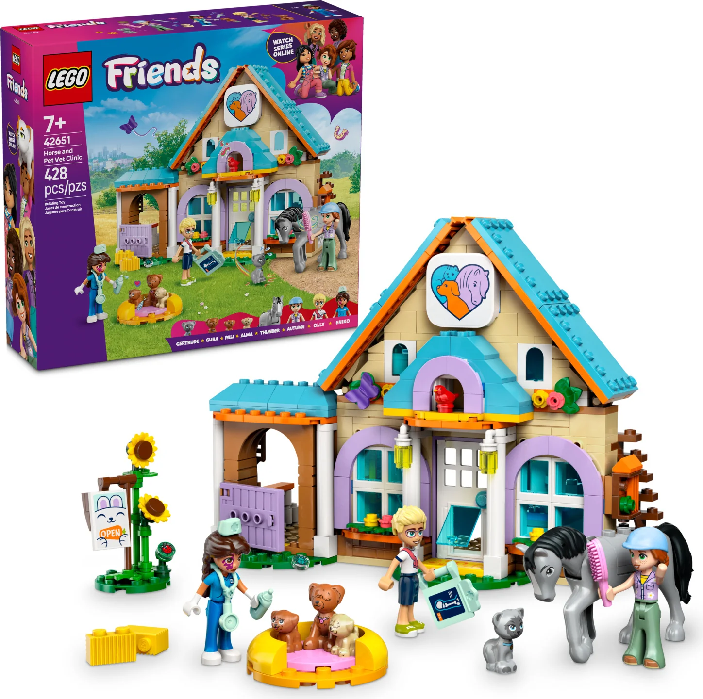 LEGO® Friends: Horse and Pet Vet Clinic 42651