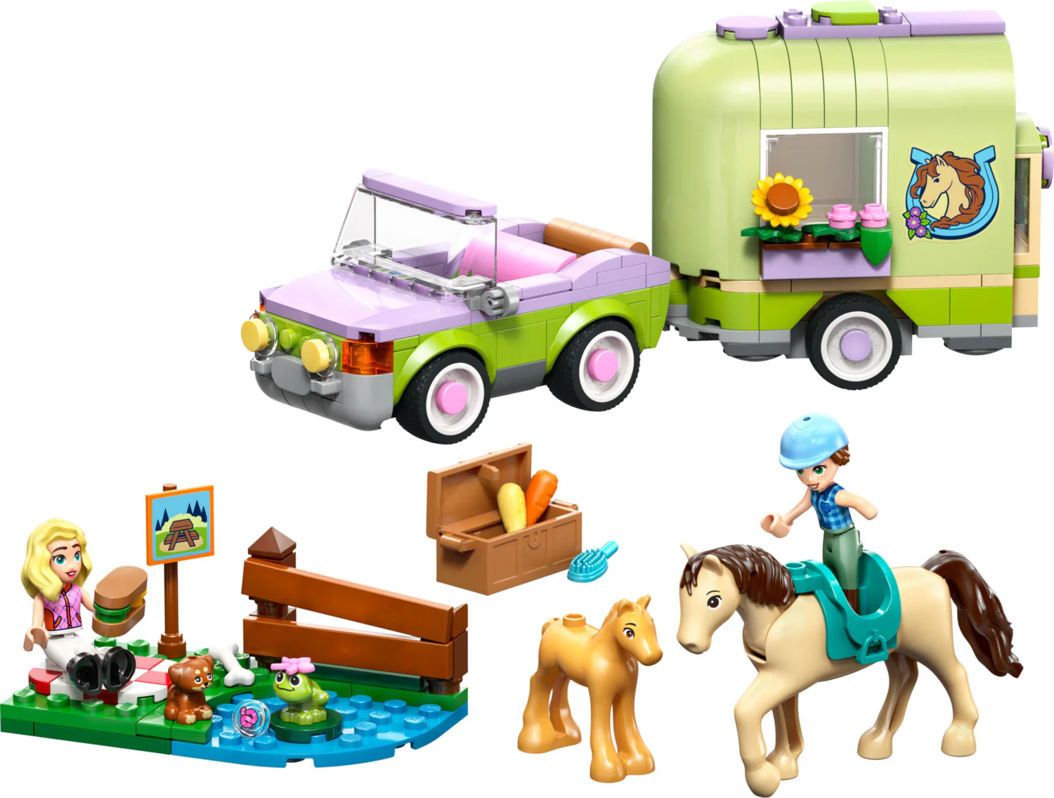 LEGO Friends: Horse & Baby Foal Trailer - Image 2