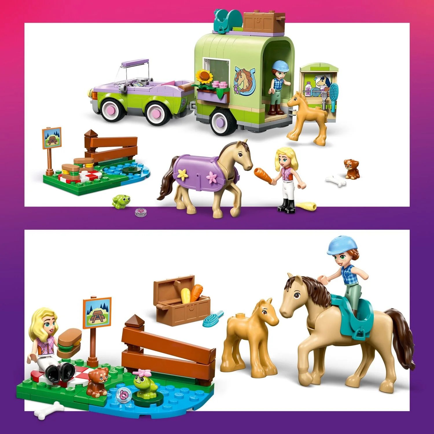 LEGO Friends: Horse & Baby Foal Trailer - Image 5