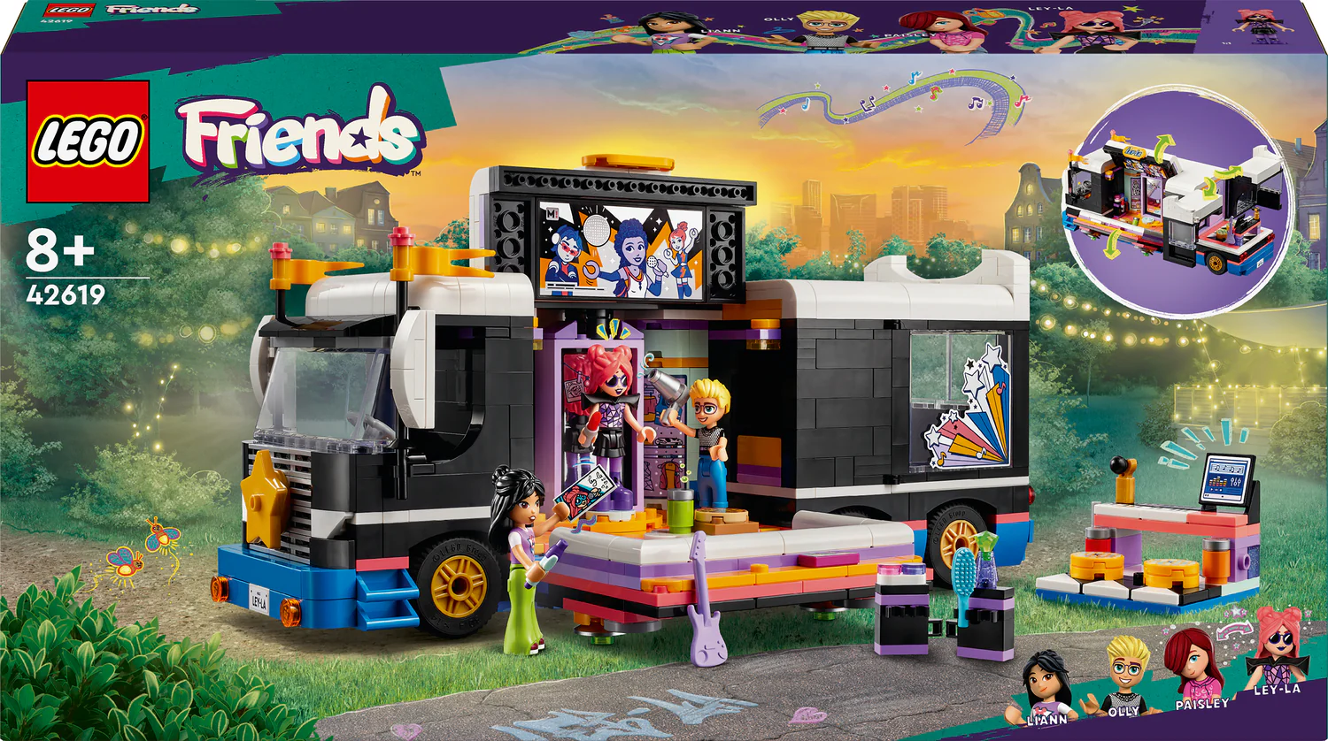 LEGO® Friends Pop Star Music Tour Bus 42619