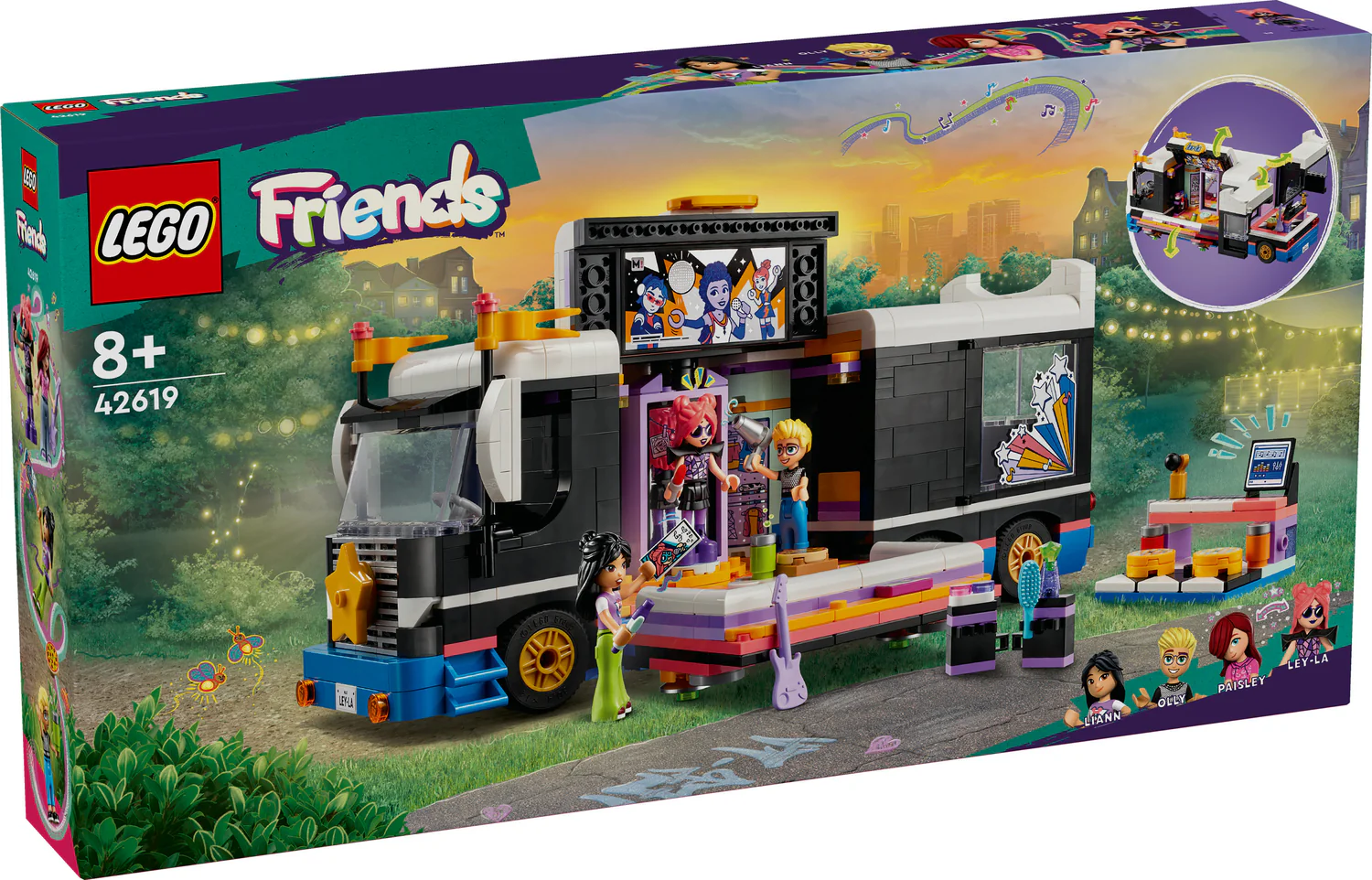 LEGO® Friends Pop Star Music Tour Bus 42619 - Image 2