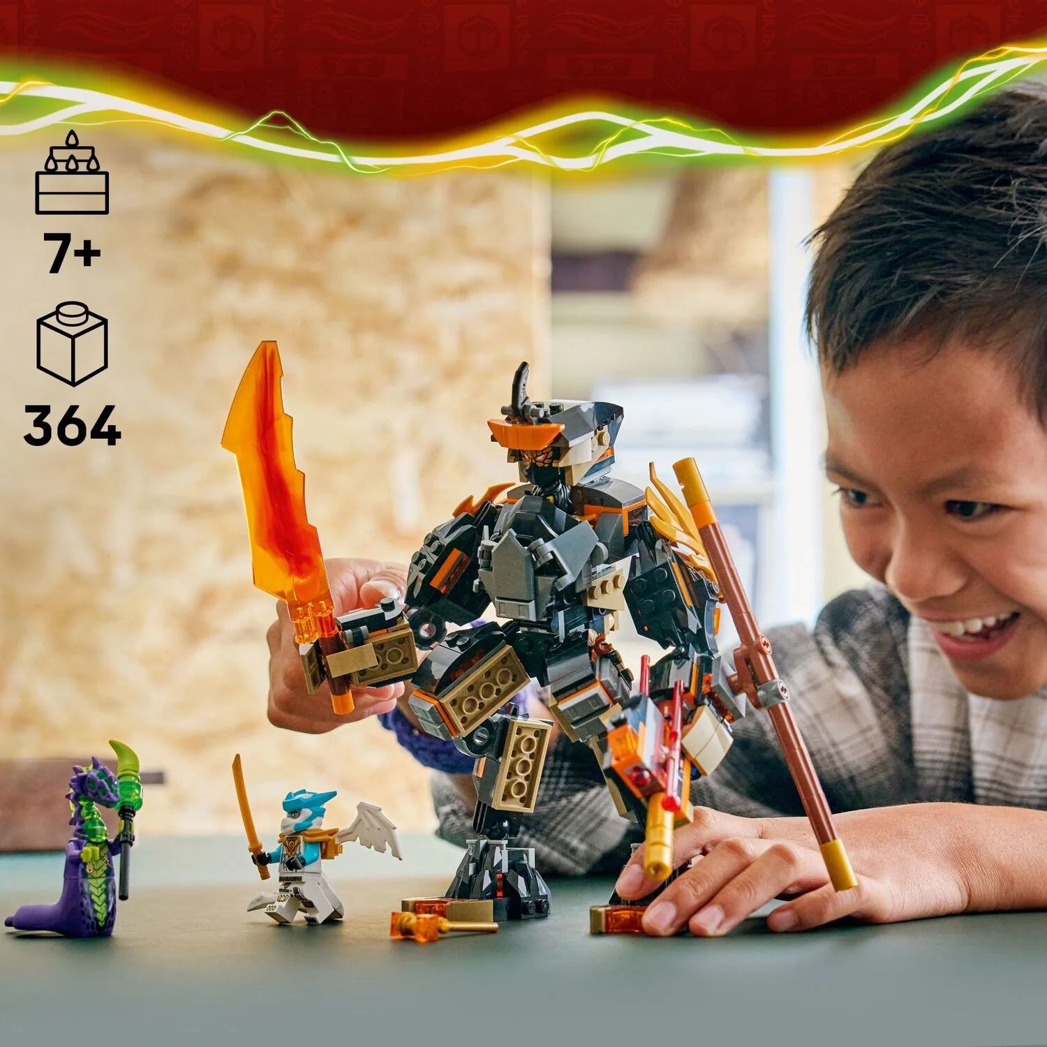 LEGO Ninjago: Cole's Mission Mech & Dragon Zane - Image 3