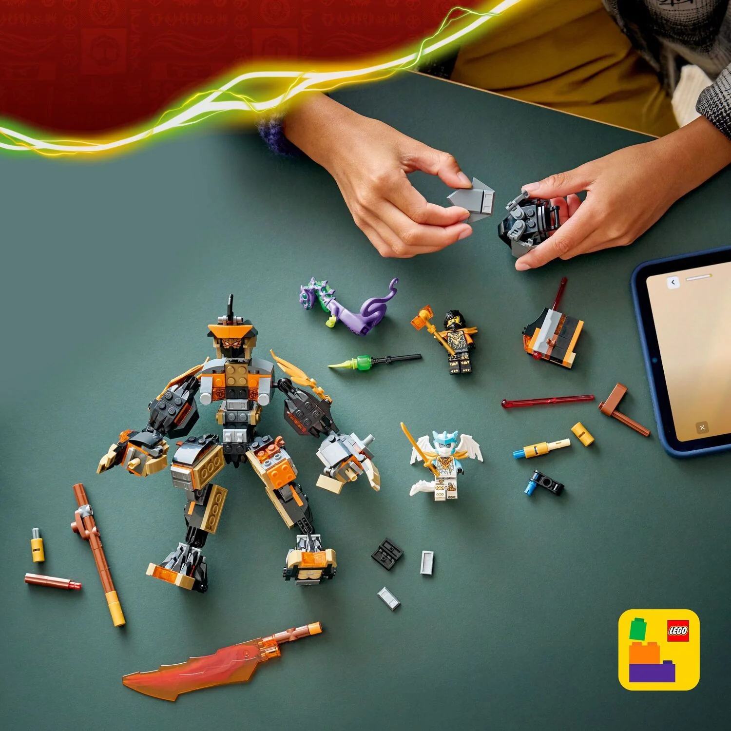 LEGO Ninjago: Cole's Mission Mech & Dragon Zane - Image 4