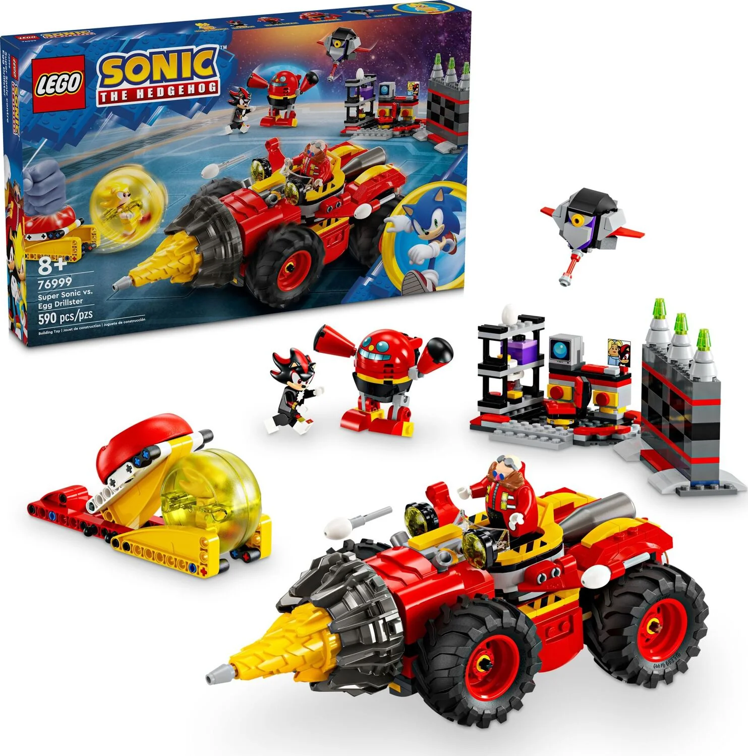 LEGO® Sonic: Super Sonic vs. Egg Drillster 76999